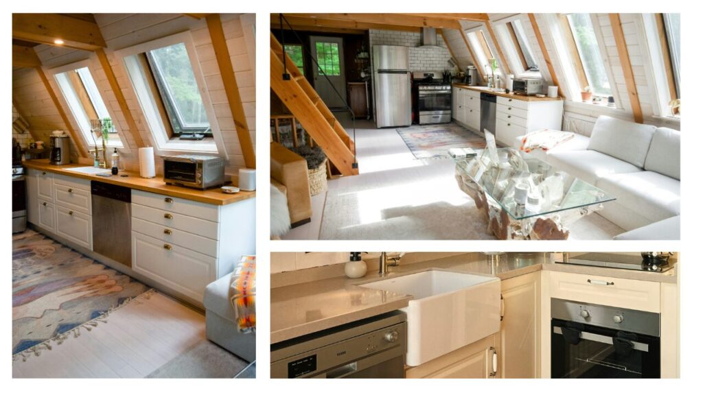 Attic Apartment Kitchen