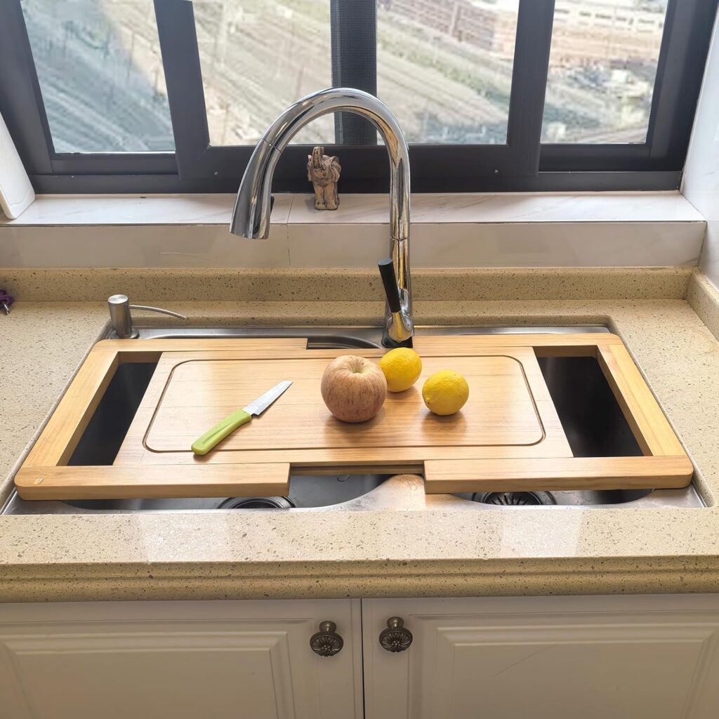 over the sink cutting board